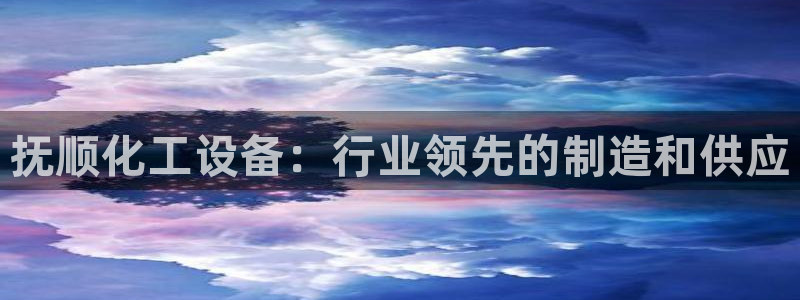 新城平台致7O777：抚顺化工设备：行业领先的制造和供应